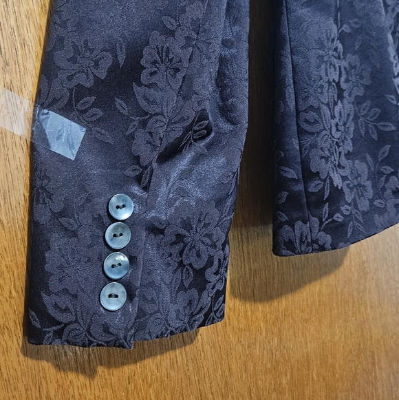 NEW FRONTIER, Elegant short blazer size 8, with mandarin collar - Picture 6 of 11